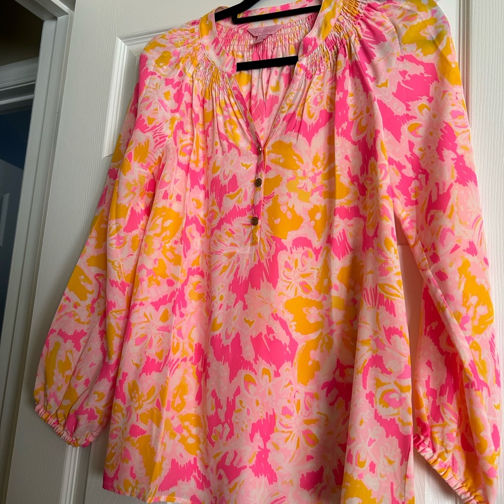 Lily Pulitzer silk blouse